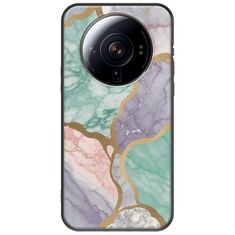 The Marble Collection - Pastel Xiaomi 12S Ultra Black TPU (Μαύρη Σιλικόνη)