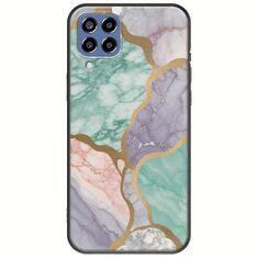 The Marble Collection - Pastel Samsung Galaxy M33 5G Black TPU (Μαύρη Σιλικόνη)