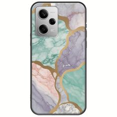 The Marble Collection - Pastel Xiaomi Redmi Note 12 Pro 5G Black TPU (Μαύρη Σιλικόνη)