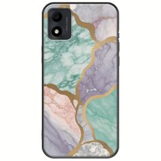 The Marble Collection - Pastel TCL 305i Black TPU (Μαύρη Σιλικόνη)