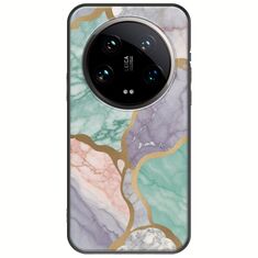 The Marble Collection - Pastel Xiaomi 14 Ultra 5G Black TPU (Μαύρη Σιλικόνη)