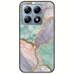 The Marble Collection - Pastel Xiaomi 14T Pro 5G Black TPU (Μαύρη Σιλικόνη)