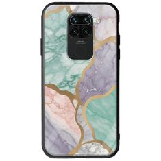The Marble Collection - Pastel Xiaomi Redmi Note 9 Groove TPU (Tempered Glass και TPU)