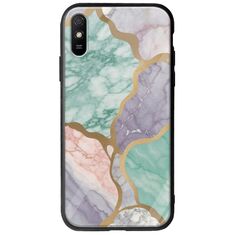The Marble Collection - Pastel Xiaomi Redmi 9A Groove TPU (Tempered Glass και TPU)