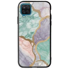 The Marble Collection - Pastel Samsung Galaxy M12 Groove TPU (Tempered Glass και TPU)