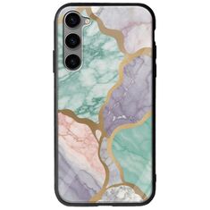 The Marble Collection - Pastel Samsung Galaxy S23 Plus 5G Groove TPU (Tempered Glass και TPU)
