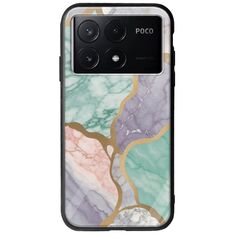 The Marble Collection - Pastel Xiaomi Poco X6 Pro 5G Groove TPU (Tempered Glass και TPU)