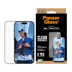 PanzerGlass Tempered Glass iPhone 17 / 16 Pro Ultra Wide Fit