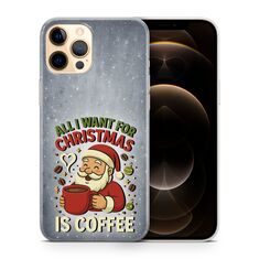 Θήκη All I Want For Christmas is Coffee με Άγιο Βασίλη και καφέ – Frogs Χαλάνδρι