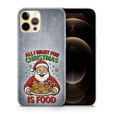 Θήκη All I Want For Christmas is Food με Άγιο Βασίλη και λιχουδιές – Frogs Χαλάνδρι