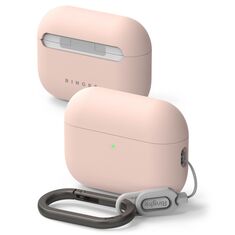 Ringke Silicone AirPods Pro 3 Case Pink Sand προστατευτική θήκηΘήκη σιλικόνης Ringke για AirPods Pro 3 σε Pink Sand