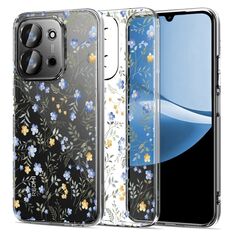 Tech-Protect Flexair Θήκη Spring Flowers για Xiaomi Redmi 15C 4G – Διαφανής