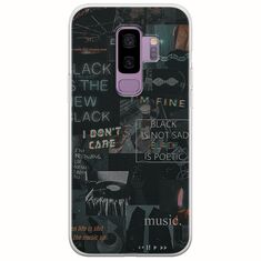 Aesthetic Black Samsung Galaxy S9 Plus Flexible TPU (Διάφανη Σιλικόνη)