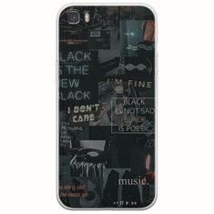 Aesthetic Black Huawei P8 Lite Flexible TPU (Διάφανη Σιλικόνη)