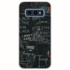 Aesthetic Black Samsung Galaxy S10e Flexible TPU (Διάφανη Σιλικόνη)