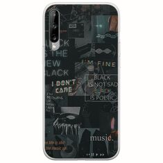 Aesthetic Black Samsung Galaxy A30s Flexible TPU (Διάφανη Σιλικόνη)