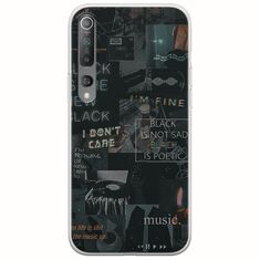 Aesthetic Black Xiaomi Mi 10  / Mi 10 Pro Flexible TPU (Διάφανη Σιλικόνη)