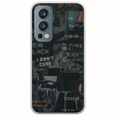 Aesthetic Black OnePlus Nord 2 5G Flexible TPU (Διάφανη Σιλικόνη)