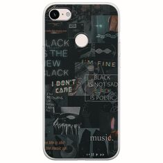 Aesthetic Black Google Pixel 3 Flexible TPU (Διάφανη Σιλικόνη)