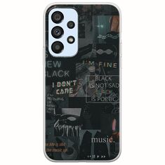 Aesthetic Black Samsung Galaxy A53 5G Flexible TPU (Διάφανη Σιλικόνη)