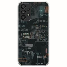 Aesthetic Black Samsung Galaxy A33 5G Flexible TPU (Διάφανη Σιλικόνη)