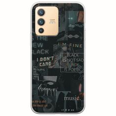Aesthetic Black Vivo V23 5G Flexible TPU (Διάφανη Σιλικόνη)