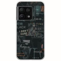 Aesthetic Black OnePlus 10 Pro Flexible TPU (Διάφανη Σιλικόνη)