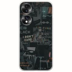 Aesthetic Black Honor 70 5G Flexible TPU (Διάφανη Σιλικόνη)