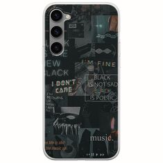 Aesthetic Black Samsung Galaxy S23 Plus 5G Flexible TPU (Διάφανη Σιλικόνη)