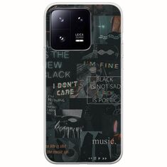 Aesthetic Black Xiaomi 13 Pro 5G Flexible TPU (Διάφανη Σιλικόνη)