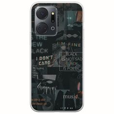 Aesthetic Black Honor X7a Flexible TPU (Διάφανη Σιλικόνη)
