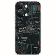 Aesthetic Black OnePlus Nord 3 5G Flexible TPU (Διάφανη Σιλικόνη)