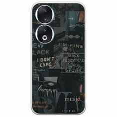 Aesthetic Black Honor 90 5G Flexible TPU (Διάφανη Σιλικόνη)