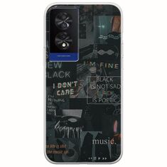 Aesthetic Black TCL 40 NXTPAPER 4G Flexible TPU (Διάφανη Σιλικόνη)