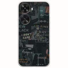 Aesthetic Black Huawei Nova 12 SE Flexible TPU (Διάφανη Σιλικόνη)