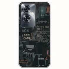 Aesthetic Black OnePlus Nord N30 SE 5G Flexible TPU (Διάφανη Σιλικόνη)