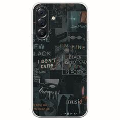 Aesthetic Black Samsung Galaxy A56 5G Flexible TPU (Διάφανη Σιλικόνη)