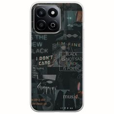 Aesthetic Black Honor 200 Smart 5G Flexible TPU (Διάφανη Σιλικόνη)