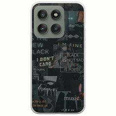 Aesthetic Black Motorola Edge 60 Fusion 5G Flexible TPU (Διάφανη Σιλικόνη)