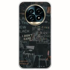 Aesthetic Black Realme 13 Pro 5G Flexible TPU (Διάφανη Σιλικόνη)