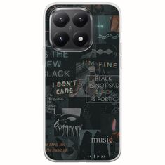 Aesthetic Black Xiaomi 15T 5G Flexible TPU (Διάφανη Σιλικόνη)