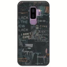 Aesthetic Black Samsung Galaxy S9 Plus Black TPU (Μαύρη Σιλικόνη)