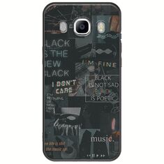 Aesthetic Black Samsung Galaxy J5(2016) Black TPU (Μαύρη Σιλικόνη)