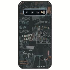Aesthetic Black Samsung Galaxy S10 Black TPU (Μαύρη Σιλικόνη)