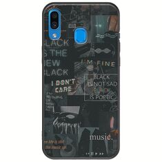 Aesthetic Black Samsung Galaxy A20e Black TPU (Μαύρη Σιλικόνη)