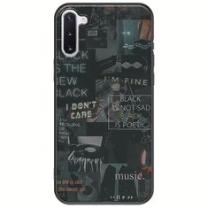 Aesthetic Black Samsung Galaxy Note 10 Black TPU (Μαύρη Σιλικόνη)