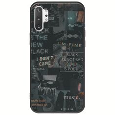 Aesthetic Black Samsung Galaxy Note 10 Plus Black TPU (Μαύρη Σιλικόνη)