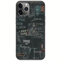 Aesthetic Black iPhone 11 Pro Max Black TPU (Μαύρη Σιλικόνη)
