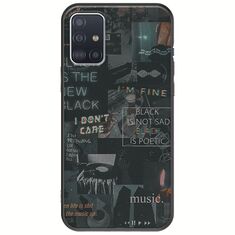 Aesthetic Black Samsung Galaxy A51 Black TPU (Μαύρη Σιλικόνη)