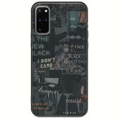 Aesthetic Black Samsung Galaxy S20 Plus Black TPU (Μαύρη Σιλικόνη)